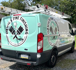 Orwig's Fine Finishing Van.